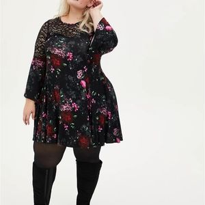 Torrid Super Soft Floral Dress